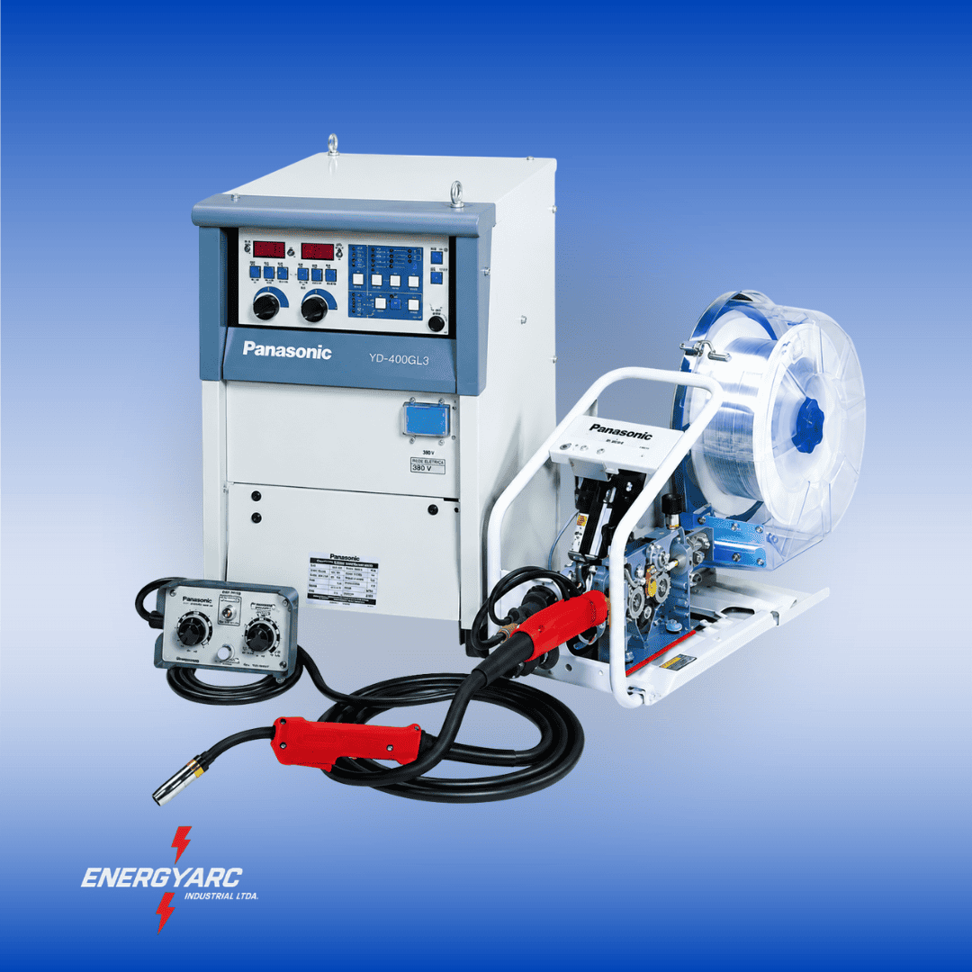 Máquina de Solda MIG – MAG Pulsada Série: GT3 400 Amp. (Alumínio e Aços)
